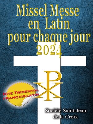 cover image of Missel Messe en Latin pour chaque jour 2024